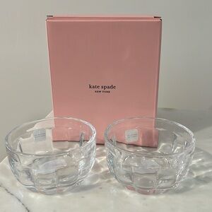 NWT Kate Spade Park Circle Mini Bowls (set of 2)